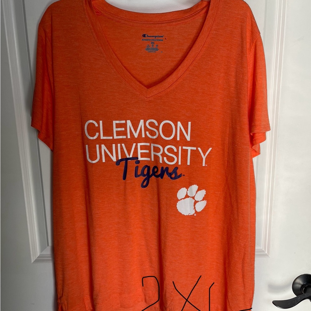 Champion Women's Orange Clemson University Top